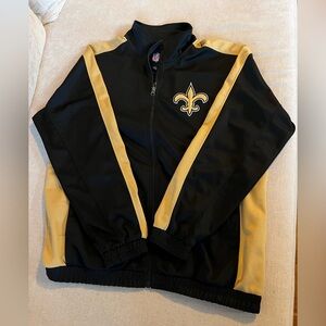 NFL New Orleans Saints Black and Gold Performance Jacket